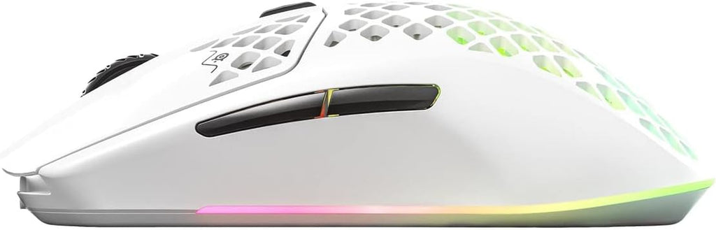 Elevate Your Gaming Experience with the SteelSeries Aerox 3 Wireless RGB Gaming Mouse - Ultra-Lightweight, Water-Resistant Design with 18K DPI Sensor