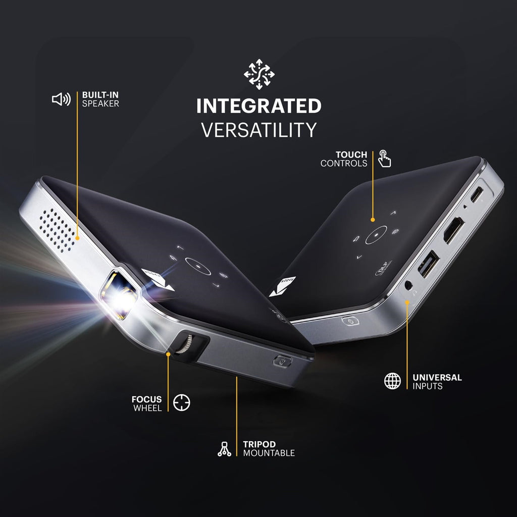 Experience Stunning HD Entertainment Anywhere with the Luma 150 Pico Projector - Sleek, Portable, and Powerful!