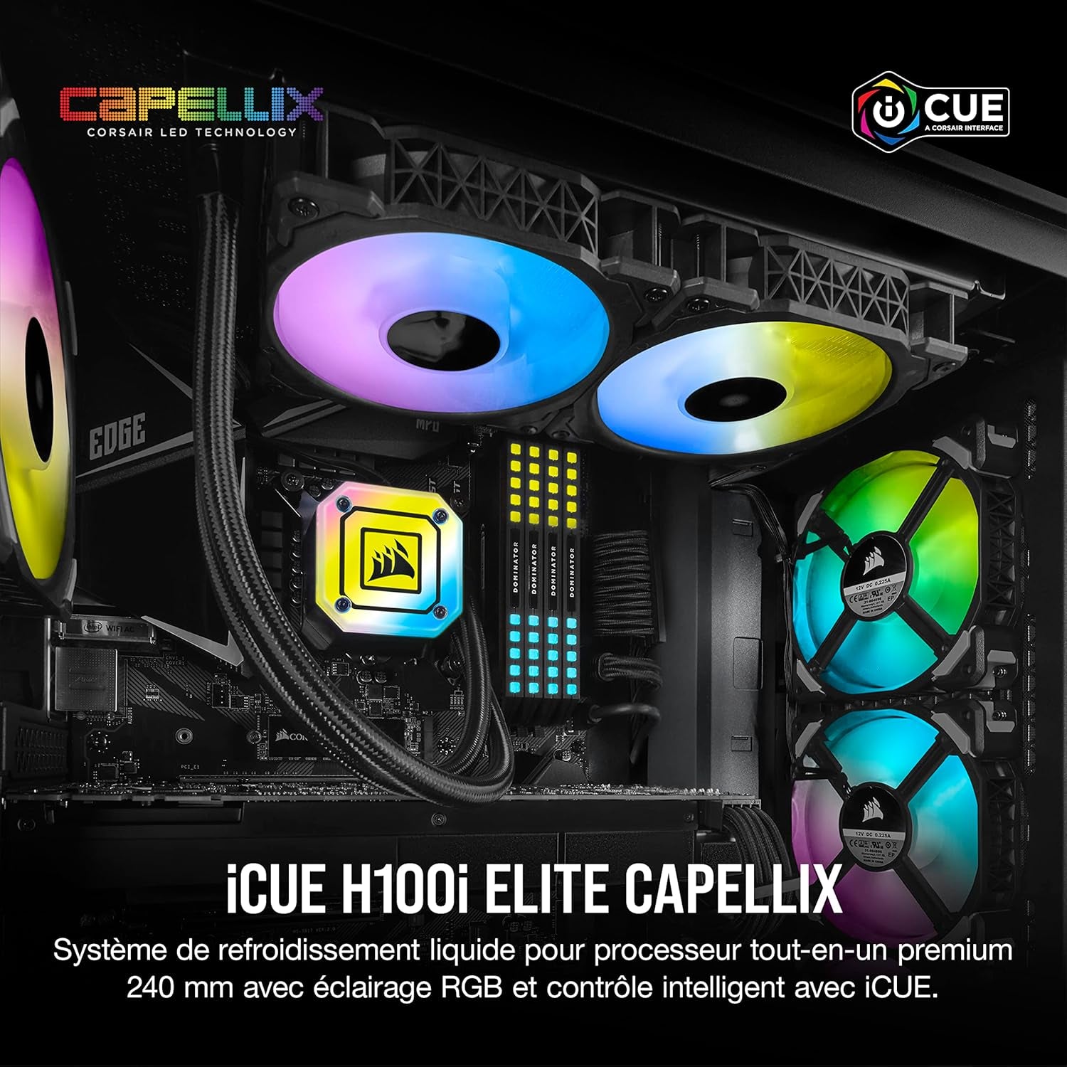 Unleash Supreme Cooling Performance with the Corsair iCUE H100i ELITE CAPELLIX Liquid CPU Cooler