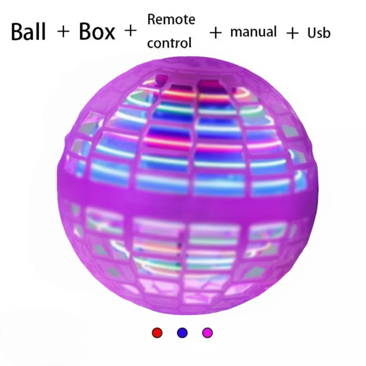 Experience the Magic of Flight with the Flying Ball - Hand-Controlled LED Cosmic Globe for Kids!