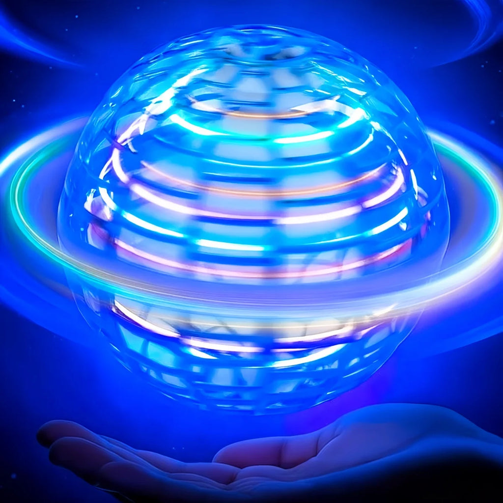 Experience the Magic of Flight with the Flying Ball - Hand-Controlled LED Cosmic Globe for Kids!
