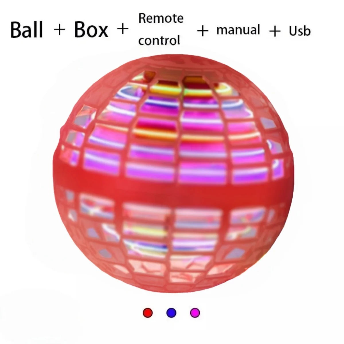 Experience the Magic of Flight with the Flying Ball - Hand-Controlled LED Cosmic Globe for Kids!