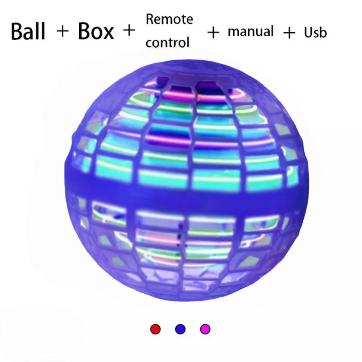 Experience the Magic of Flight with the Flying Ball - Hand-Controlled LED Cosmic Globe for Kids!