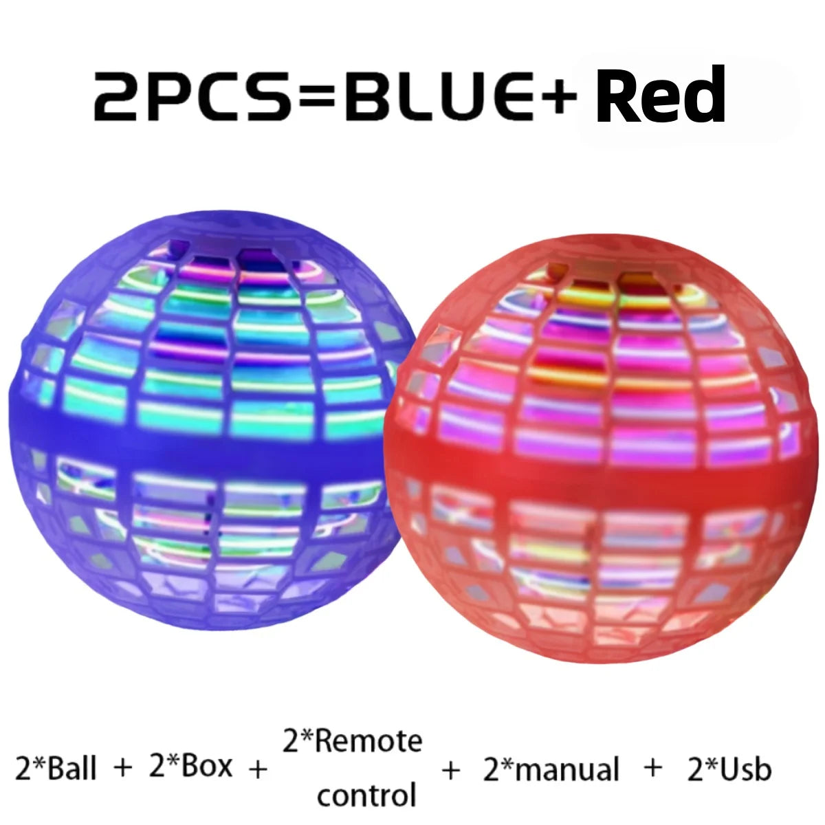 Experience the Magic of Flight with the Flying Ball - Hand-Controlled LED Cosmic Globe for Kids!