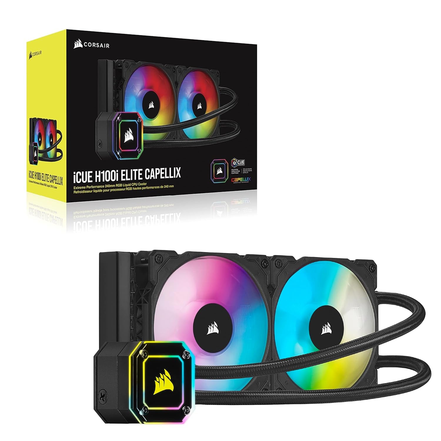 Unleash Supreme Cooling Performance with the Corsair iCUE H100i ELITE CAPELLIX Liquid CPU Cooler
