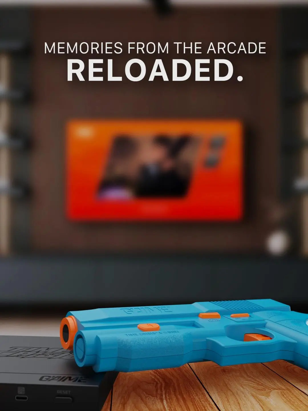 Experience the Future of Gaming with the GAIME Advanced AI Vision Light Gun System - Plug & Play Motion Shooting for Classic Arcade Fun!