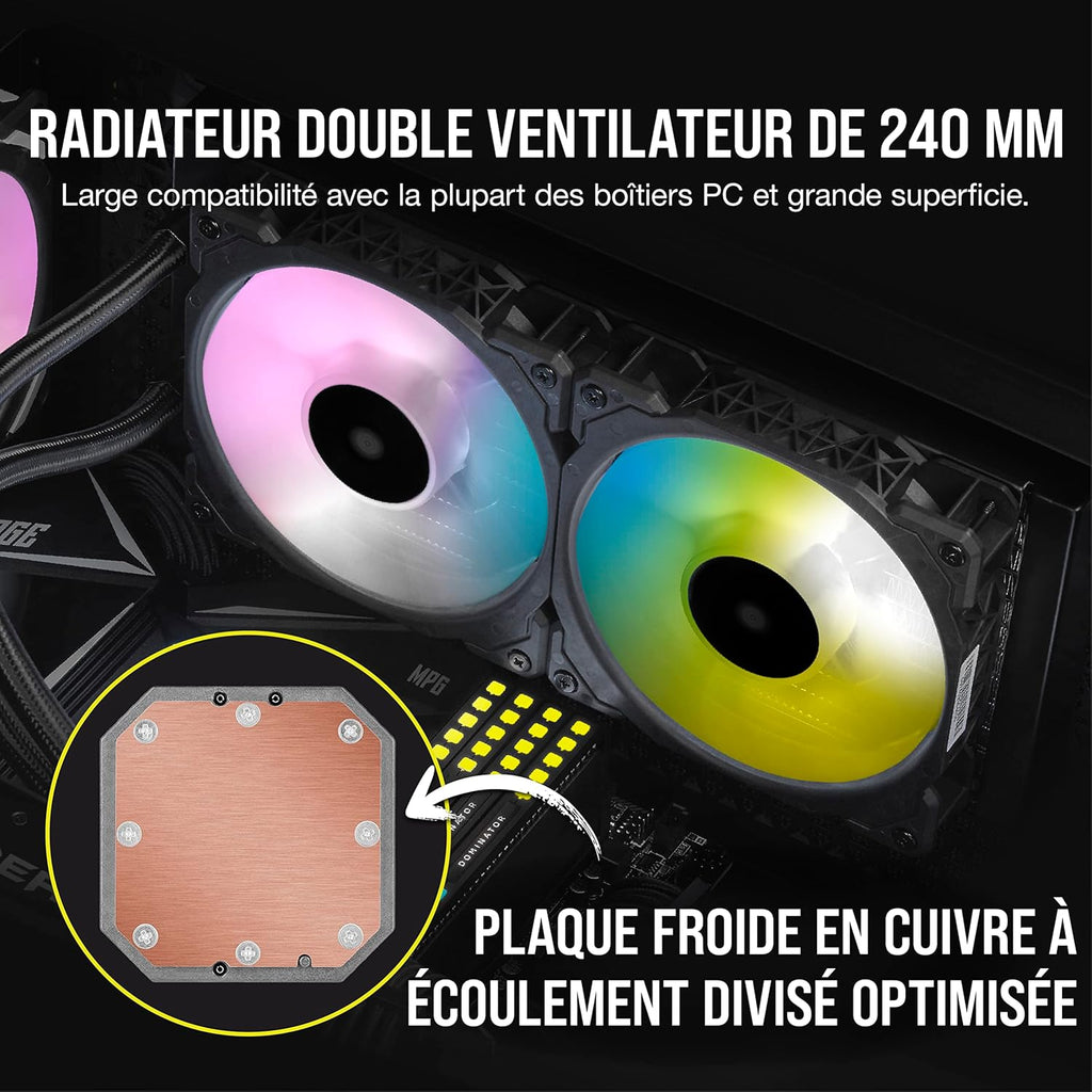 Unleash Supreme Cooling Performance with the Corsair iCUE H100i ELITE CAPELLIX Liquid CPU Cooler