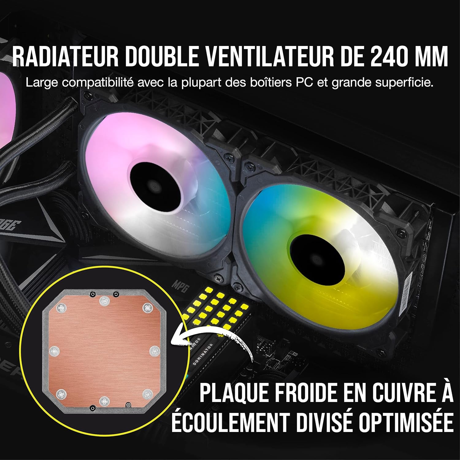 Unleash Supreme Cooling Performance with the Corsair iCUE H100i ELITE CAPELLIX Liquid CPU Cooler