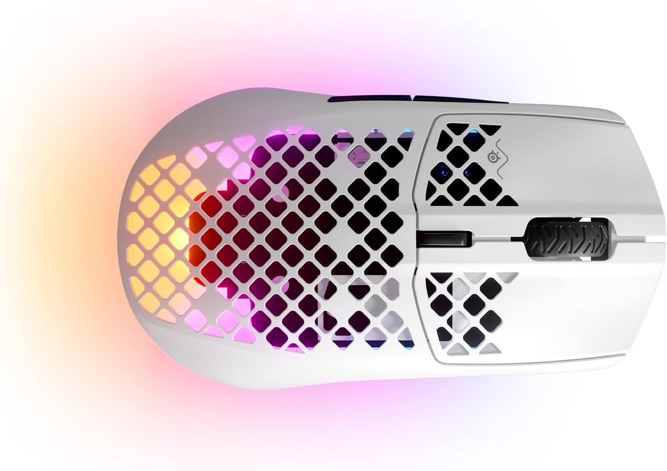Elevate Your Gaming Experience with the SteelSeries Aerox 3 Wireless RGB Gaming Mouse - Ultra-Lightweight, Water-Resistant Design with 18K DPI Sensor